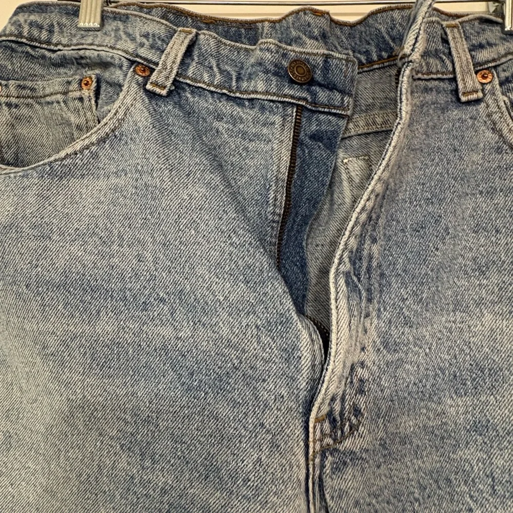 Levi’s 550 Relaxed Fit Straight Leg Jeans Size 38x34 Mens Blue Denim